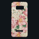 Vintage Pink Peonies and Ivory Hydrangeas Custom Case-Mate Samsung Galaxy S8 Case<br><div class="desc">Vintage Pink Peonies and White Hydrangeas Personalized Samsung Case. Elegant phone case featuring blush pink roses and peonies with ivory hydrangeas. This floral design is available in variety products.</div>
