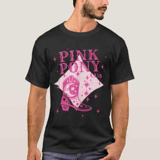 Vintage Pink Pony Club C.R Western T-Shirt