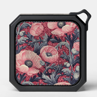 Vintage Pink Poppies Floral Bluetooth Speaker