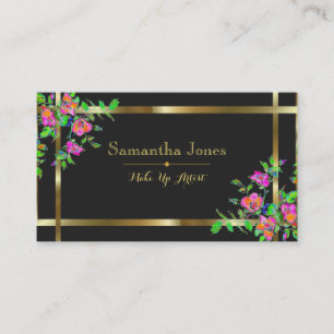 Vintage Pink Rose - business card