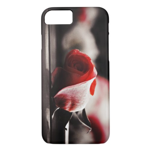 Vintage Pink Rose Flowers iPhone 87 Case
