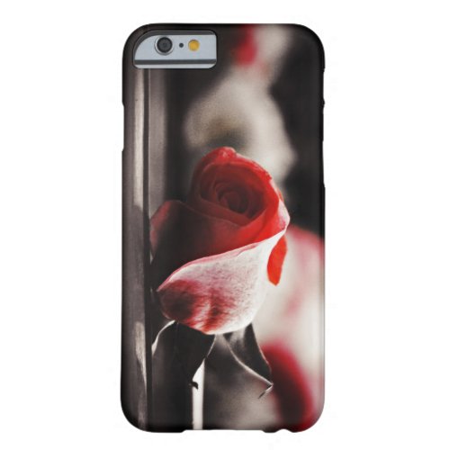 Vintage Pink Rose Flowers Barely There iPhone 6 Case