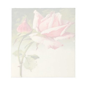 Vintage Pink Rose Notepad by Vintage_Gifts at Zazzle