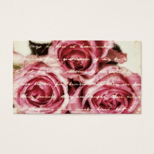 Vintage Pink Roses (Front)