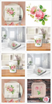 vintage pink roses 