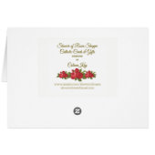 Vintage Pink Roses Flowers Scripture Verse (Back Horizontal)