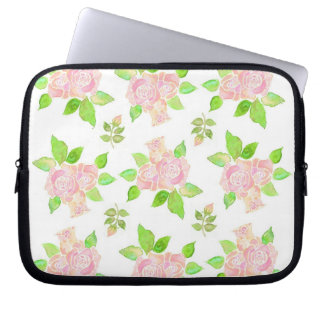 Vintage Pink Roses Laptop Sleeve