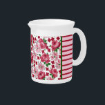Vintage Pink Roses Pitcher<br><div class="desc">This Vintage Pink Roses Pitcher is perfect for a Shabby Chic style kitchen or dinette. Look for the matching teapot!</div>