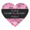 Vintage pink roses 'Save the Date' Sticker