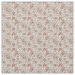 Vintage Pink Wildflower Rustic Countryside Charm Fabric
