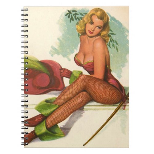 Vintage Pinup Girl Original Coloring 10 Notebook