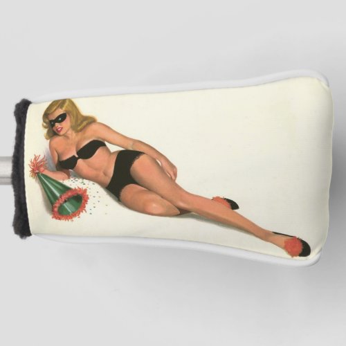 Vintage Pinup Girl Original Coloring 16 Golf Head Cover