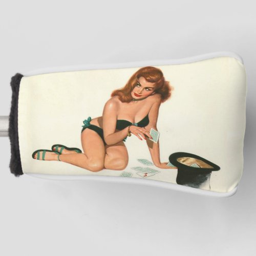 Vintage Pinup Girl Original Coloring 18 Golf Head Cover