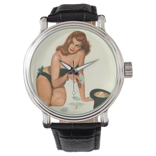 Vintage Pinup Girl Original Coloring 18 Watch