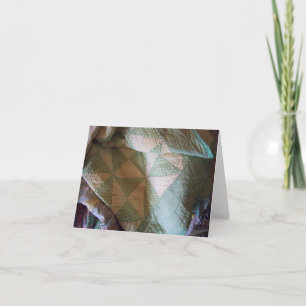 Vintage pinwheel kilt notecard