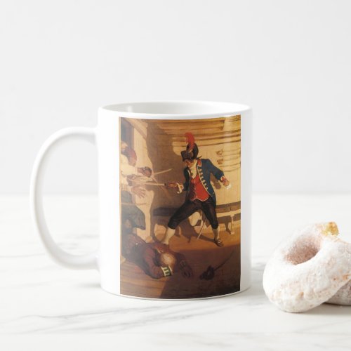 Vintage Pirate Captain Sword Fight by NC Wyeth Coffee Mug