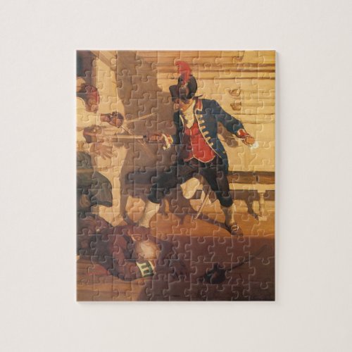 Vintage Pirate Captain Sword Fight by NC Wyeth Jigsaw Puzzle