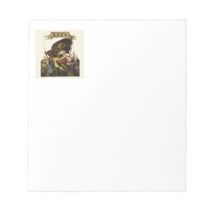 Vintage Pirate Life Wyeth Illustration Notepad