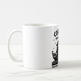 Vintage Pirate Linocut Mug- Corsario Privateers Coffee Mug