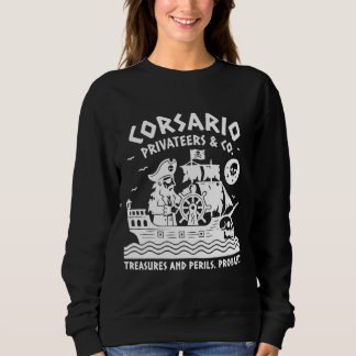Vintage Pirate Linocut Shirt - Corsario Privateers