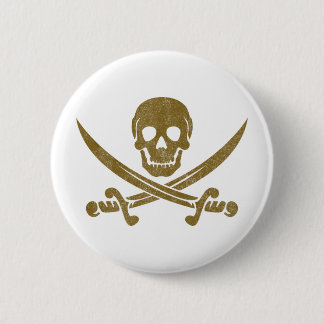 Vintage Pirate Pinback Button