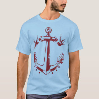Vintage Pirate Tattoo Anchor & Sparrow Tee