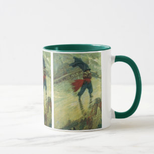 Vintage Pirate, The Flying Dutchman by Howard Pyle Mug