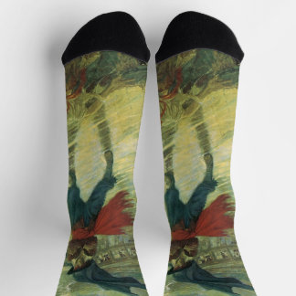 Vintage Pirate, The Flying Dutchman by Howard Pyle Socks