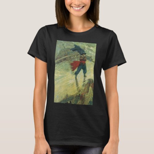 Vintage Pirate The Flying Dutchman by Howard Pyle T_Shirt