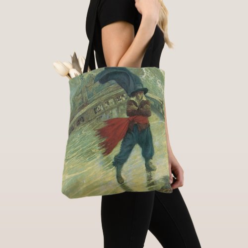 Vintage Pirate The Flying Dutchman by Howard Pyle Tote Bag