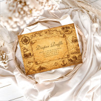 Vintage Pirate Treasure Map Diapper Raffle