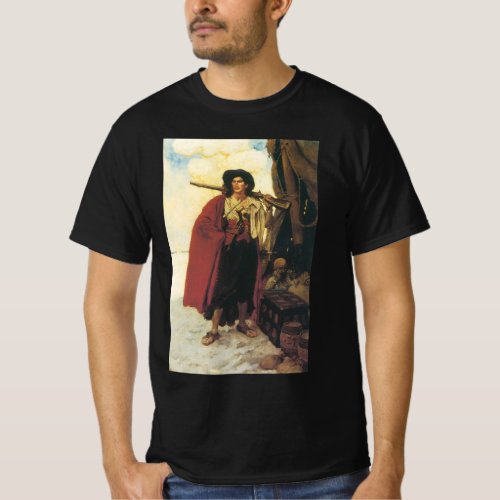 Vintage Pirates Buccaneer was a Picturesque Fellow T_Shirt