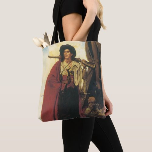 Vintage Pirates Buccaneer was a Picturesque Fellow Tote Bag
