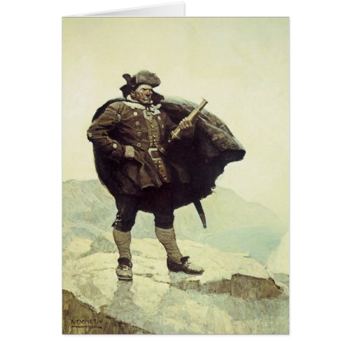 Vintage Pirates Captain Bill Bones by NC Wyeth