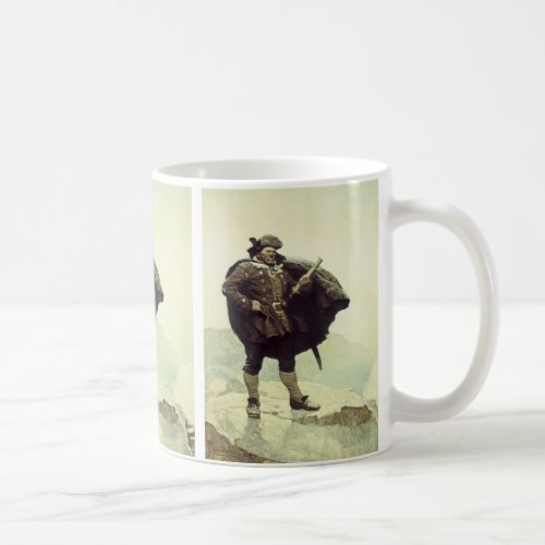 Vintage Pirates Captain Bill Bones by NC Wyeth Coffee Mug