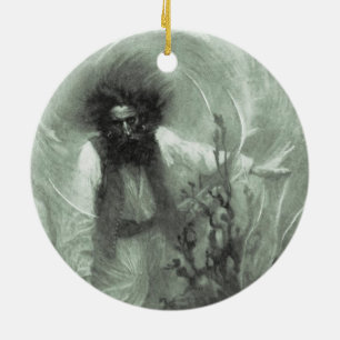 Vintage Pirates, Captain Goldsack by Howard Pyle Ceramic Ornament