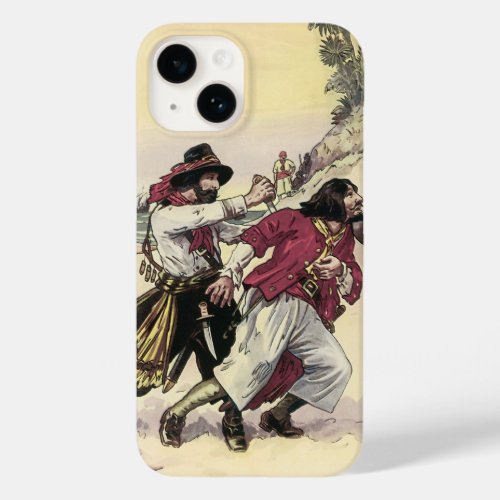 Vintage Pirates Duel till the Death on the Beach Case_Mate iPhone 14 Case