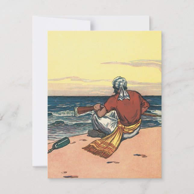 Vintage Pirates, Marooned on a Deserted Island (Front)