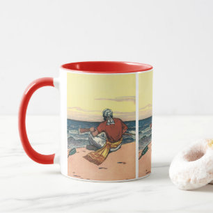 Vintage Pirates, Marooned on a Deserted Island Mug