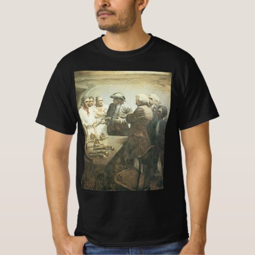 Vintage Pirates Preparing for Mutiny by NC Wyeth T_Shirt