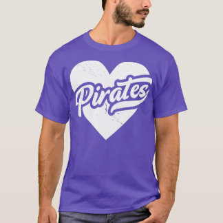 Vintage Pirates School Spirit High School Mascot T-Shirt
