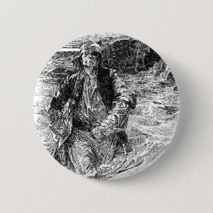 Vintage Pirates, Sir Henry Morgan in the Ocean Button