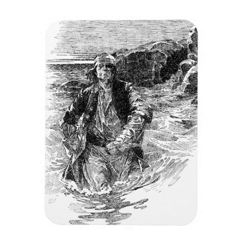 Vintage Pirates Sir Henry Morgan in the Ocean Magnet