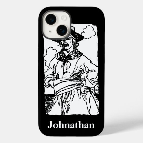 Vintage Pirates Sketch of a Captain by Howard Pyle Case_Mate iPhone 14 Case