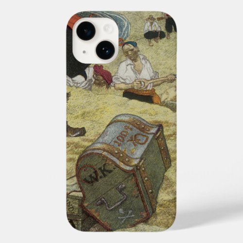 Vintage Pirates William Kidd Burying Treasure Case_Mate iPhone 14 Case