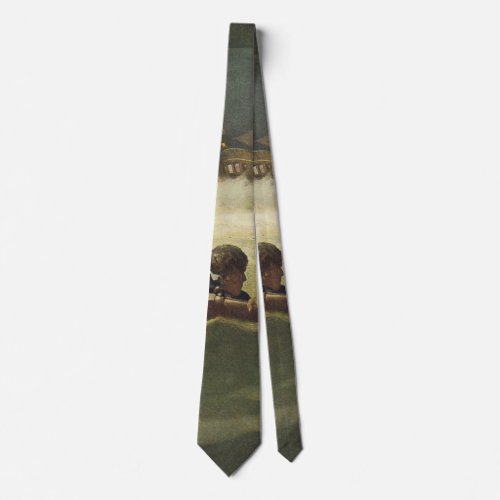 Vintage Pirates Wreck of the Covenant by NC Wyeth Tie