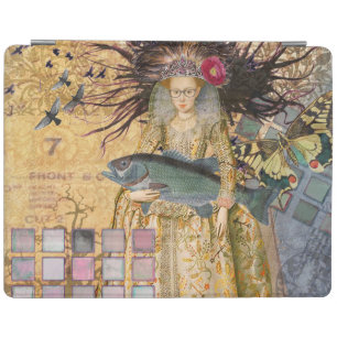 Vintage Pisces Fish Woman Gothic Classic iPad Smart Cover