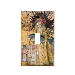 Vintage Pisces Fish Woman Gothic Classic Light Switch Cover