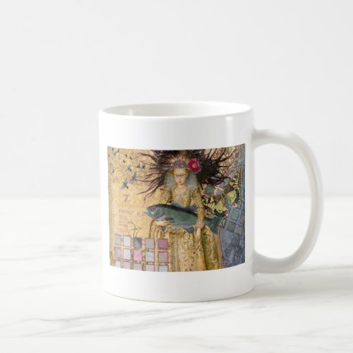 Vintage Pisces Woman Gothic Classic  Coffee Mug