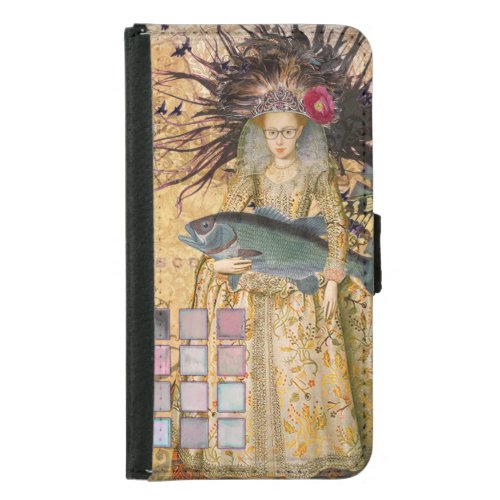 Vintage Pisces Woman Gothic Classic  Samsung Galaxy S5 Wallet Case